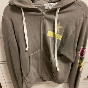 Wildfox Zip-up hoodie